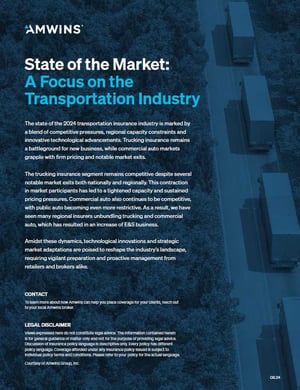 Amwins Transportation State of the Market